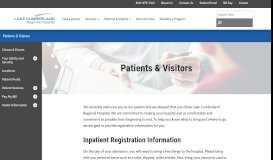 
							         Patients & Visitors | Lake Cumberland Regional Hospital								  
							    
