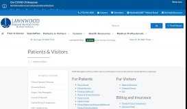 
							         Patients & Visitors | Lawnwood Medical Center & Heart Institute | Fort ...								  
							    