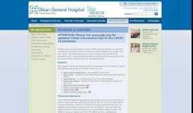 
							         Patients & Visitors - Olean General Hospital | Olean | New York | (716 ...								  
							    