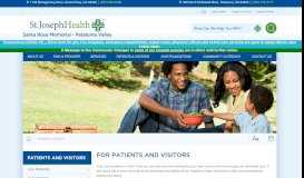 
							         Patients & Visitors | St. Joseph Health - Sonoma County								  
							    