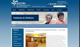 
							         Patients & Visitors | Ste Genevieve County Memorial Hospital								  
							    