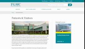 
							         Patients & Visitors - Terrebonne General Medical Center								  
							    