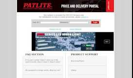 
							         PATLITE - New Frontiers in Safety, Security and Comfort.								  
							    