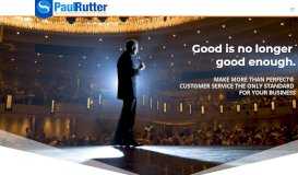 
							         Paul Rutter | Be More Than Perfect®								  
							    