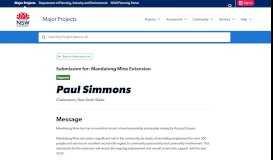 
							         Paul Simmons - NSW Planning Portal - NSW Government								  
							    