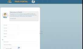 
							         PAVE Provider Portal								  
							    