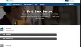 
							         Pay 1040 & IRS Taxes Online - Federal Tax ... - Official Payments								  
							    