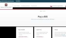 
							         Pay a Bill | IU Health								  
							    