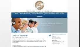 
							         PAY ACS | Associated Credit Services, Inc.								  
							    