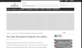
							         Pay Bangalore Property Tax Online | BBMP Property Tax ...								  
							    