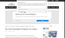 
							         Pay Bangalore Property Tax Online | BBMP Property Tax | Property Tax								  
							    