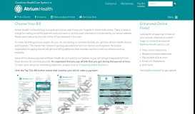 
							         Pay Bill - Carolinas Healthcare System - Atrium Health								  
							    