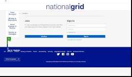 
							         Pay Bill - National Grid								  
							    