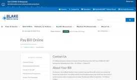 
							         Pay Bill Online | Blake Medical Center | Bradenton, FL								  
							    