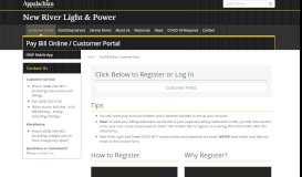 
							         Pay Bill Online / Customer Portal | New River Light & Power								  
							    