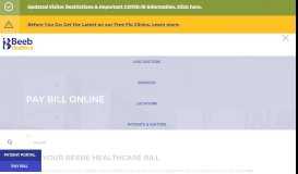 
							         Pay Bill Online - Page | Beebe Healthcare								  
							    