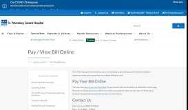 
							         Pay Bill Online | St. Petersburg General Hospital | St. Petersburg, FL								  
							    
