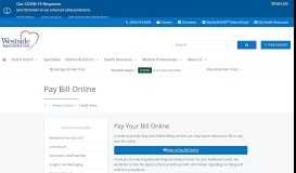 
							         Pay Bill Online | Westside Regional Medical Center								  
							    