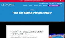 
							         Pay Bill | Orthopedic Care at OrthoIndy								  
							    