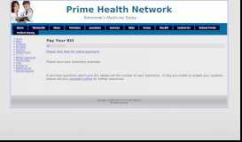 
							         Pay Bill - Prime Health Network								  
							    