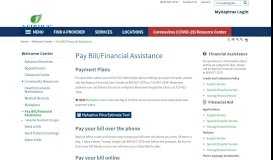 
							         Pay Bill/Financial Assistance | Aspirus Health Care								  
							    