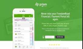 
							         Pay FreedomRoad Financial | Payment Portal with Prism • Prism								  
							    