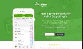 
							         Pay Horizon Family Medical Group with Prism • Prism								  
							    