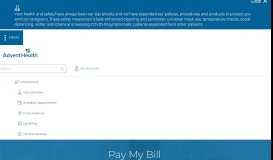
							         Pay My Bill | AdventHealth								  
							    