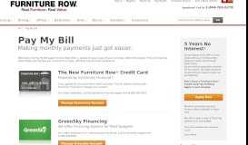 
							         Pay My Bill | Furniture Row								  
							    