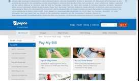 
							         Pay My Bill | Pepco - An Exelon Company								  
							    