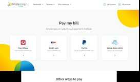 
							         Pay my bill | Simply Energy								  
							    
