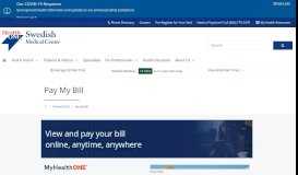 
							         Pay My Bill | Swedish Medical Center								  
							    