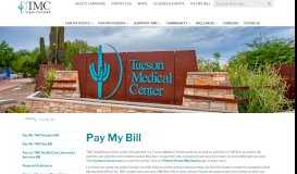 
							         Pay My Bill Tucson, Arizona (AZ) - Tucson Medical Center								  
							    