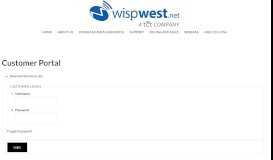 
							         Pay My Bill – Wispwest.net								  
							    