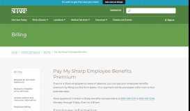 
							         Pay My Sharp Employee Benefits Premium - Sharp HealthCare								  
							    