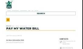 
							         Pay My Water Bill | City of Detroit								  
							    