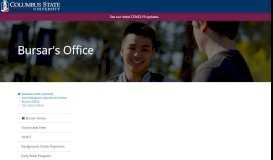 
							         Pay Online - Bursar's Office - Columbus State University								  
							    
