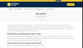 
							         Pay Online | Compass Self Storage								  
							    