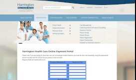 
							         Pay Online | Harrington Hospital								  
							    