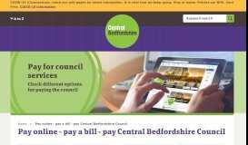 
							         Pay online - pay a bill - pay Central Bedfordshire Council ...								  
							    