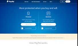 
							         Pay Online, Send Money or Set Up a Merchant ... - PayPal								  
							    