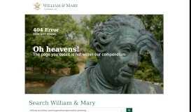 
							         Pay Online | William & Mary								  
							    