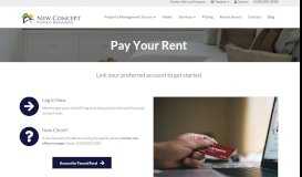 
							         Pay Rent - New Concept Property Management								  
							    