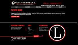 
							         Pay Rent Online - Athens Apartment Rentals | Lewis Properties Athens								  
							    