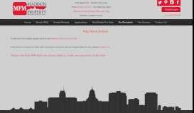 
							         Pay Rent Online - Madison Property Management								  
							    