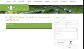 
							         Pay Rent Online - Park Place Towers Resident Portal in Hartford, CT								  
							    