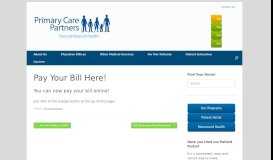 
							         Pay Your Bill Here! - Primary Care Partners								  
							    