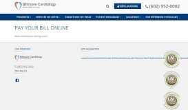 
							         Pay Your Bill Online | Biltmore Cardiology								  
							    