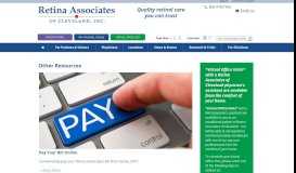 
							         Pay Your Bill Online - Retina Associates of Cleveland, Inc.								  
							    