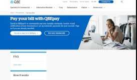 
							         Pay Your Bills | QBE US								  
							    